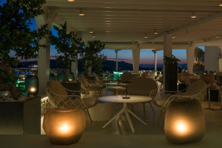 Bar in evening
